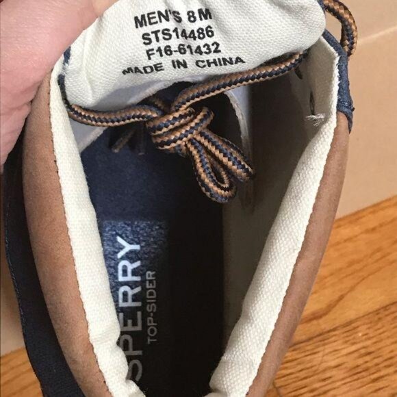 Sperry Top Sider Denim Blue Striper Chukka Alpine Lightweight Boots Shoes Size 8 main image 7